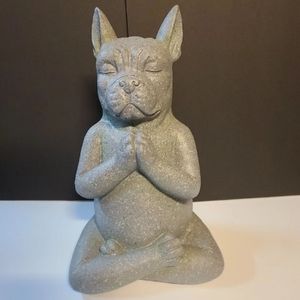 French Bulldog Yoga Statue